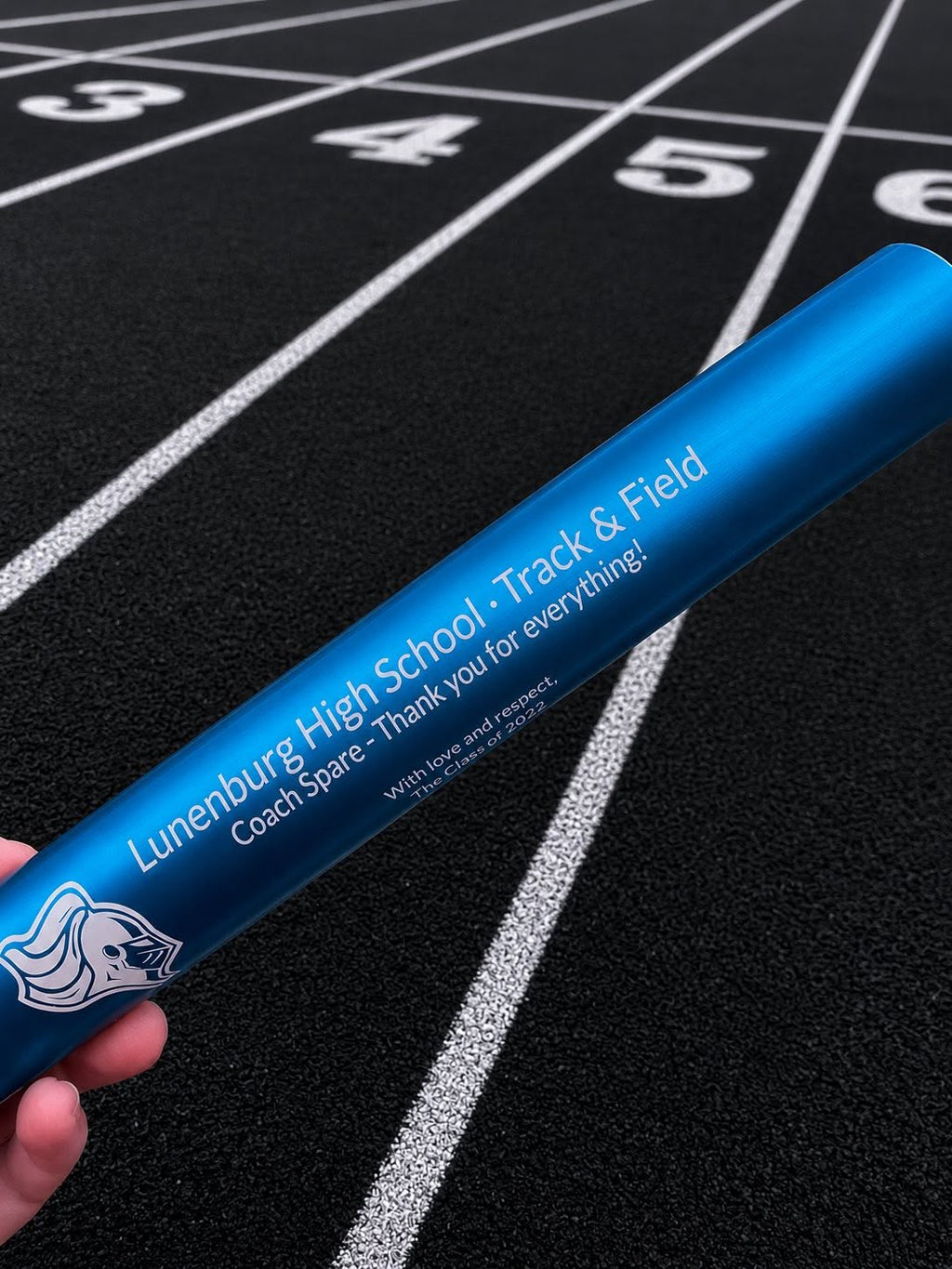 Personalized Track & Field Relay Baton | Custom Engraved Team, Athlete & Senior Night Gift