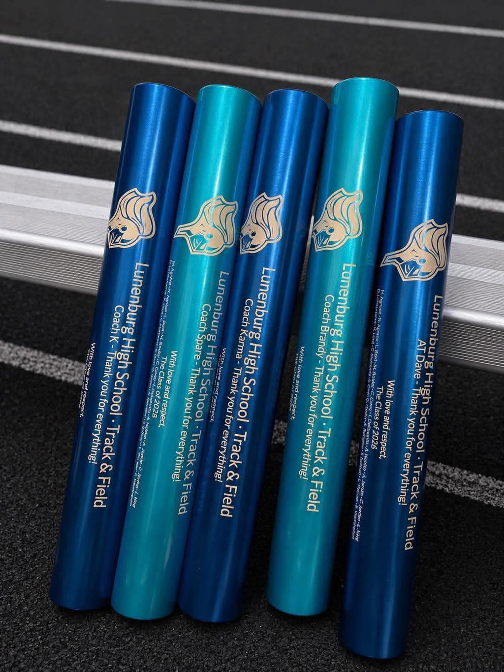 Personalized Track & Field Relay Baton | Custom Engraved Team, Athlete & Senior Night Gift
