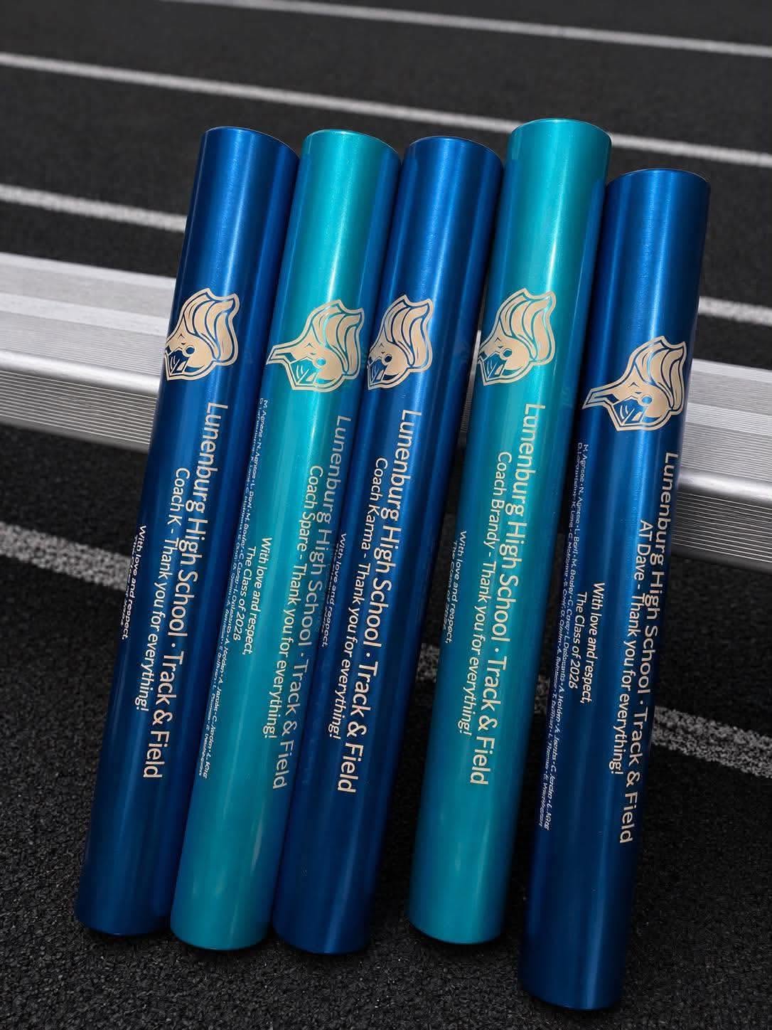 Personalized Track & Field Relay Baton | Custom Engraved Team, Athlete & Senior Night Gift