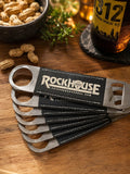 Custom Laser Engraved Metal & Leather Bottle Opener – Personalized Logo or Name