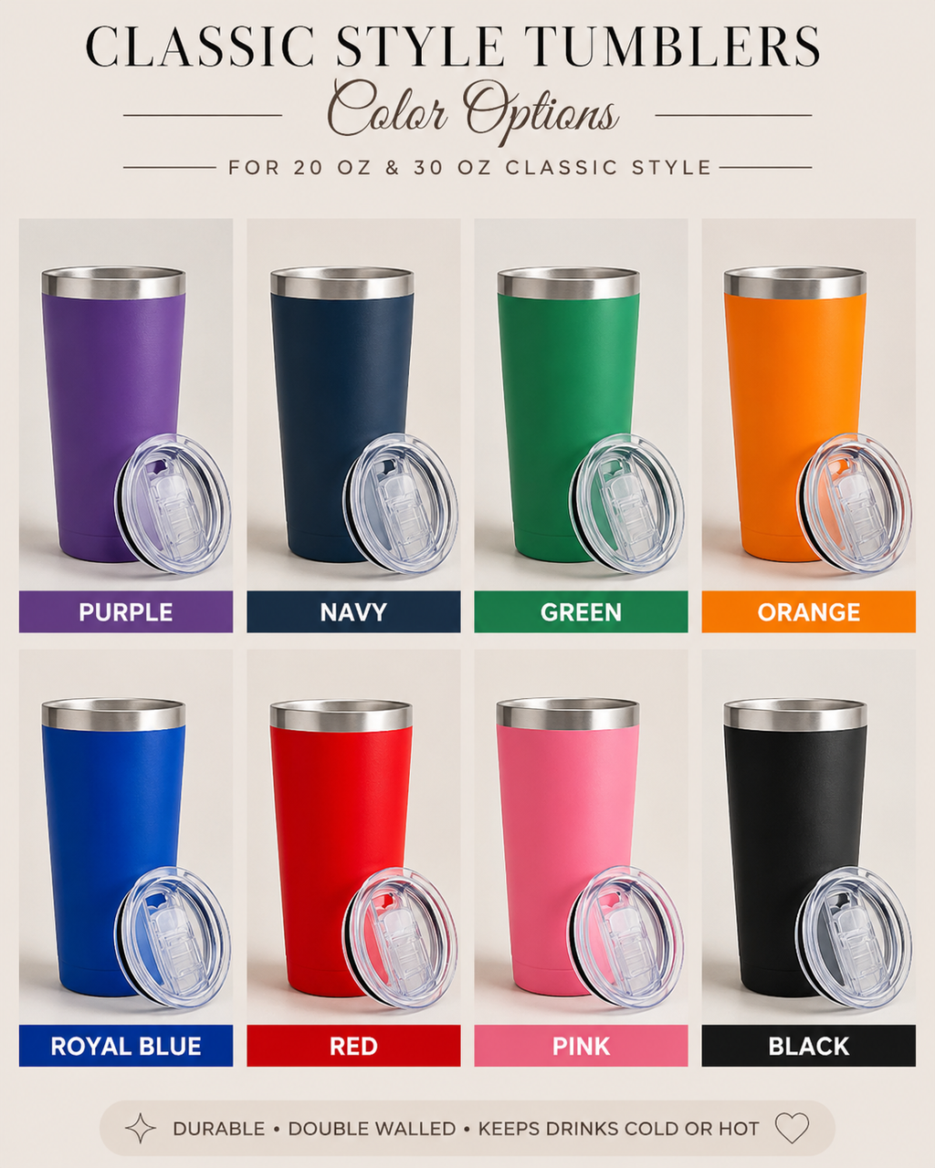 Personalized Laser Engraved Stainless Steel Tumbler – Custom Dad, Papa or Grandpa Name with Kids Names