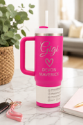 Personalized Stainless Steel Tumbler or Water Bottle – Custom Mama, Nana, Gigi Design