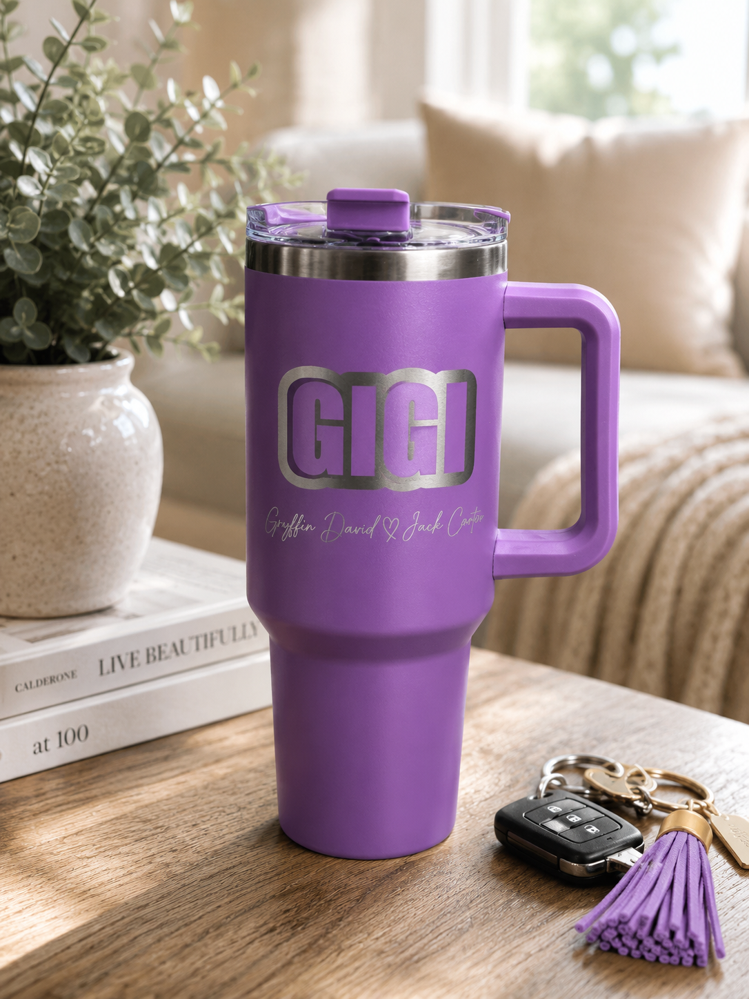 Personalized Mom or Nana Tumbler with Children's Names