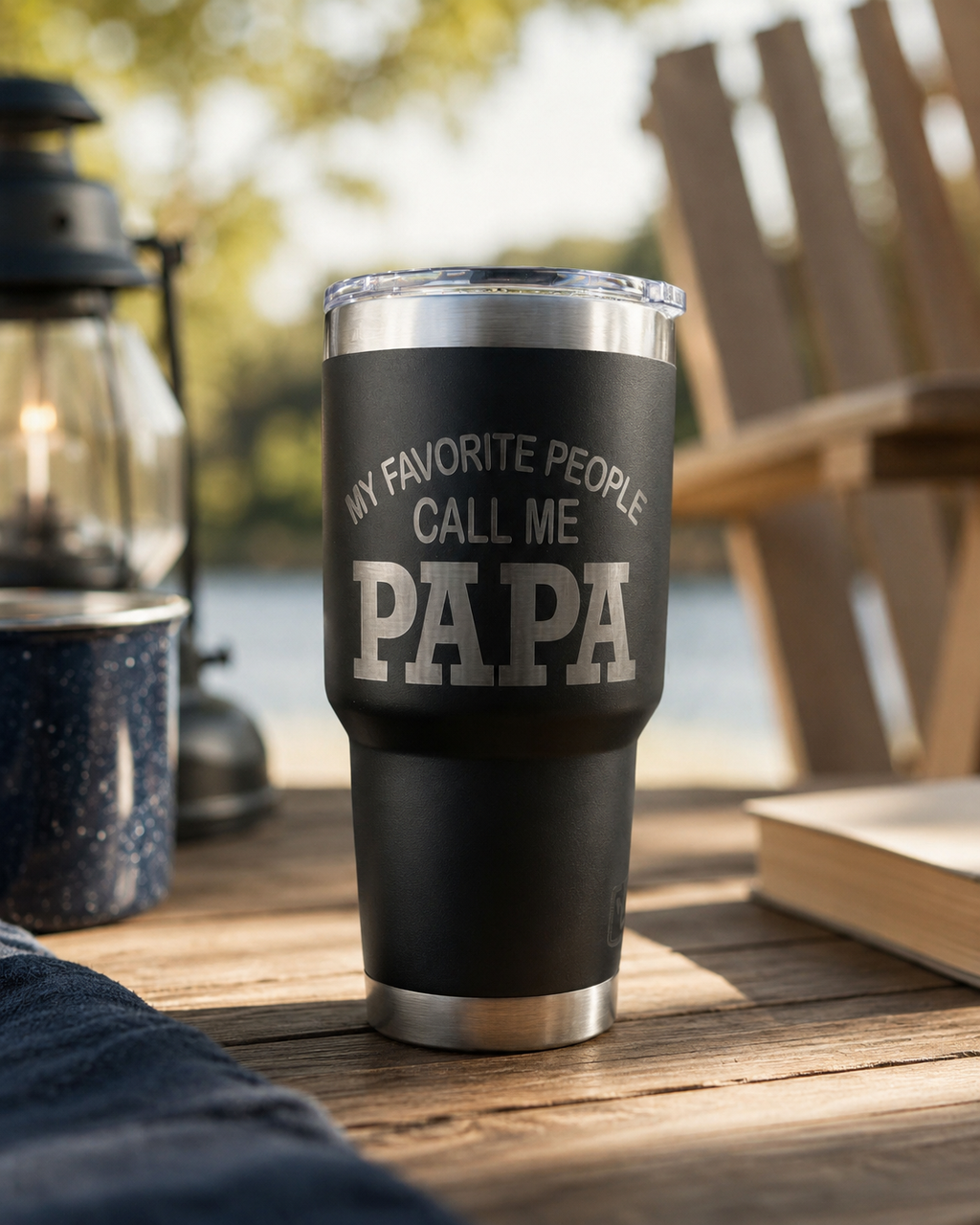 My Favorite People Call Me Personalized Tumbler | Custom Papa, Grandpa, Dad, Uncle, Nana, Mimi Travel Mug | Engraved Gift
