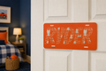 Personalized Aluminum Kids Name Sign | License Plate Style Door Sign | Custom Laser Engraved Room Decor